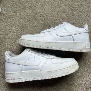 Size 6.5Y All white Air Force 1s with box